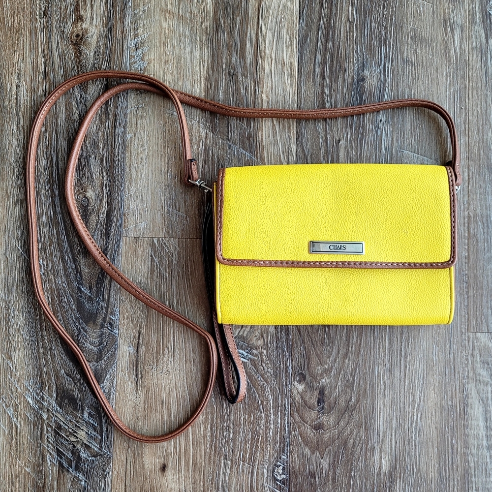 Small Yellow Gold Purse Crossbody Clutch